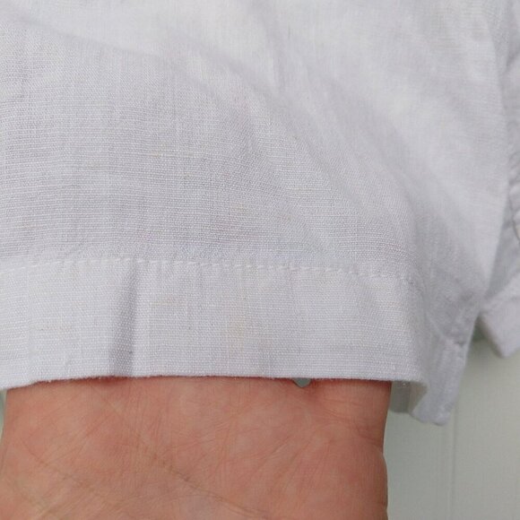 Fresh Produce Del Mar Linen Shorts White Size L NWT L Bermuda Womens MSRP $65 - Picture 15 of 15
